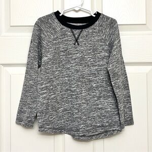 Toddler Boy Cat & Jack Gray Marled Knit Long Sleeved Shirt Size 5T